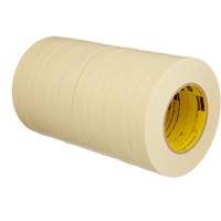 Scotch&reg; High Performance Masking Tape 231, 12 mm (1/2") x 55 m (180'), Beige Duraquip Inc
