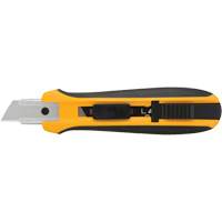 Five-Position Safety Knife, 18 mm, Silver, Rubber Handle Duraquip Inc