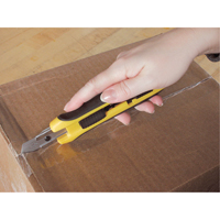 Five-Position Safety Knife, 18 mm, Silver, Rubber Handle Duraquip Inc