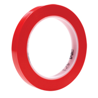 Ruban en vinyle 471, 12 mm (1/2") la x 32,9 m (108') lo, 5,3 mils, Rouge Duraquip Inc