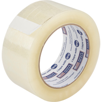 Box Sealing Tape, Acrylic Adhesive, 2 mils, 48 mm (1-22/25") x 99.97 m (328') Duraquip Inc