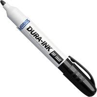 Marqueurs &agrave; essuyage &agrave; sec Dura-Ink, Noir, Pointe Ronde Duraquip Inc