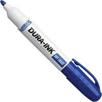 Marqueurs &agrave; essuyage &agrave; sec Dura-Ink, Bleu, Pointe Ronde Duraquip Inc