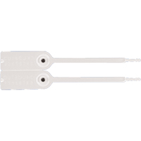 Gemini&reg; Tote Seals, 7-1/4", Plastic, Pull-Through Duraquip Inc