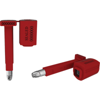 High Security Locktainer Security Seals, 3-1/4", Metal, Bolt Seal Duraquip Inc