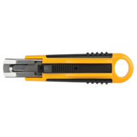 Self-Retracting Knife ATK1000, 18 mm, Carbon Steel, Plastic Handle Duraquip Inc