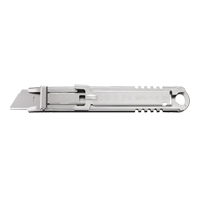Self-Retracting Safety Knife, 14.5 mm, Stainless Steel, Stainless Steel Handle Duraquip Inc