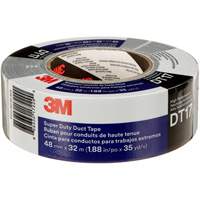 DT17 Super-Duty Duct Tape, 17 mils, Black, 48 mm (2") x 32 m (105') Duraquip Inc