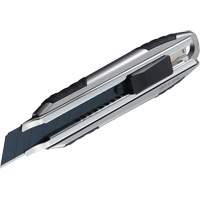 Knife with Auto-Lock, 18 mm, Carbon Steel, Heavy-Duty, Aluminum Handle Duraquip Inc
