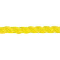 Corde jaune tress&eacute;e 3/8", Polypropyl&egrave;ne, 630' Duraquip Inc