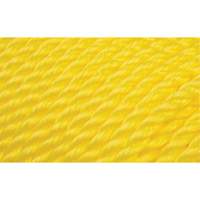 Corde jaune tress&eacute;e 3/8", Polypropyl&egrave;ne, 630' Duraquip Inc