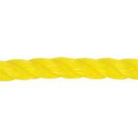 Corde jaune tress&eacute;e 1/2", Polypropyl&egrave;ne, 335' Duraquip Inc