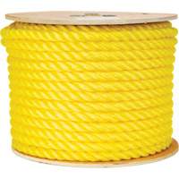 5/8" Braided Yellow Rope, Polypropylene, 200' Duraquip Inc