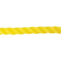 5/8" Braided Yellow Rope, Polypropylene, 200' Duraquip Inc