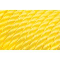 5/8" Braided Yellow Rope, Polypropylene, 200' Duraquip Inc