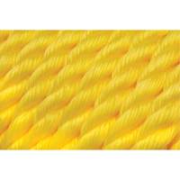 Braided Yellow Rope, Polypropylene, 300' Duraquip Inc