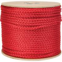 Braided Red Rope, Polypropylene, 500' Duraquip Inc