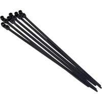 Attache-c&acirc;ble &agrave; visser, Longueur 8", R&eacute;sistance &agrave; la traction 50 lb, Noir Duraquip Inc