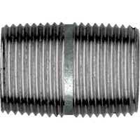 Close Pipe Nipple, Galvanized, 1", NPT x NPT Duraquip Inc