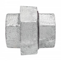 Union Pipe Fitting, 1/8", Galvanized Iron, FPT Duraquip Inc