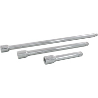 Jeu de rallonges pour douilles, Prise de 1/2", Fini Chrome, 3 Mcx Duraquip Inc