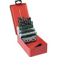 Jobber Length Drill Set, 11 Pieces, High Speed Steel Duraquip Inc