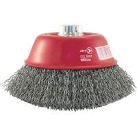 Brosse-boisseau &agrave; fils cr&ecirc;p&eacute;s en acier Duraquip Inc