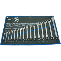 CWS-16M Raised Panel Wrench Set, Combination, 16 Pieces, Metric Duraquip Inc