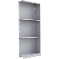 Interlok Shelving Unit, Steel, Boltless, 800 lbs. Capacity, 36" W x 88" H x 24" D Duraquip Inc