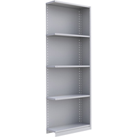 Interlok Shelving Unit, Steel, Boltless, 800 lbs. Capacity, 36" W x 100" H x 24" D Duraquip Inc