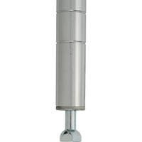 Pieds de nivellement pour &eacute;tag&egrave;re en treillis chromat&eacute; Duraquip Inc