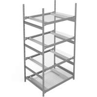 Wide Span Storage Shelving, Boltless, 1340 lbs. Capacity, 42" W x 84" H x 32" D Duraquip Inc