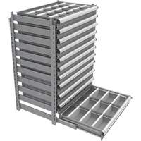 Cabinet d'entreposage à tiroirs intégré Interlok RN755 | Duraquip Inc