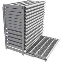 Cabinet d'entreposage à tiroirs intégré Interlok RN763 | Duraquip Inc