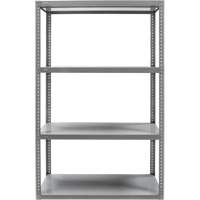 Heavy-Duty Shelving, Steel, Bolted, 3000 lbs. Capacity, 36" W x 72" H x 24" D Duraquip Inc