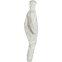 Tychem&reg; 4000 Coveralls, Large, White Duraquip Inc