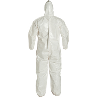 Tychem&reg; 4000 Coveralls, Large, White Duraquip Inc