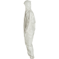 Tychem&reg; 4000 Coveralls, Large, White Duraquip Inc
