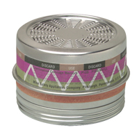 Cartouches pour respirateurs Comfo, Cartouche gaz/vapeur, Vapeurs organiques/P100 Duraquip Inc
