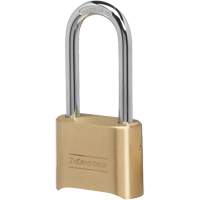 Cadenas &agrave; combinaison, Argent, Rev&ecirc;tement en laiton, Largeur de 2" Duraquip Inc