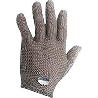 Mesh Glove, Size 6/X-Small, Stainless Steel Shell, ANSI/ISEA 105 Level 5 Duraquip Inc