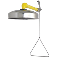 Douches d'urgence &agrave; alimentation horizontale, Montage mural Duraquip Inc