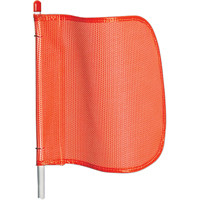Tiges d'avertissement pour usage g&eacute;n&eacute;ral, Fixation Filet&eacute;, Hauteur 5', Orange Duraquip Inc