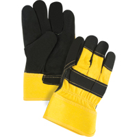 Gants d'ajusteur doubl&eacute;s pour l'hiver &agrave; chaleur sup&eacute;rieure, Grand, Paume en Cuir de vache refendu, Doublure en Thinsulate Duraquip Inc