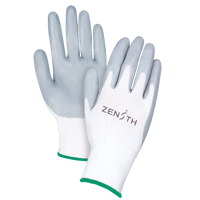 Lightweight Breathable Coated Gloves, 8/Medium, Foam Nitrile Coating, 13 Gauge, Polyester Shell Duraquip Inc
