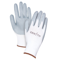 Gants l&eacute;gers enduits et respirants, 9/Grand, R&ecirc;vetement Mousse de nitrile, Calibre 13, Enveloppe en Polyester Duraquip Inc