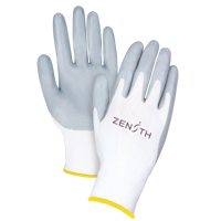 Gants l&eacute;gers enduits et respirants, 11/2T-Grand, R&ecirc;vetement Mousse de nitrile, Calibre 13, Enveloppe en Polyester Duraquip Inc
