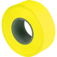 Rubans pour signalisation, 1,2" la x 150' lo, Jaune fluorescent Duraquip Inc