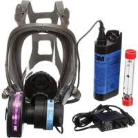 Appareils de protection respiratoire (APR) &agrave; &eacute;puration d'air motoris&eacute; port&eacute;s sur le visage Powerflow, Respirateur &agrave; masque, Pile NiCd Duraquip Inc