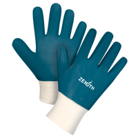 Gants &agrave; poignet en tricot de poids lourd, 8/Moyen, R&ecirc;vetement Nitrile, Enveloppe en Coton Duraquip Inc